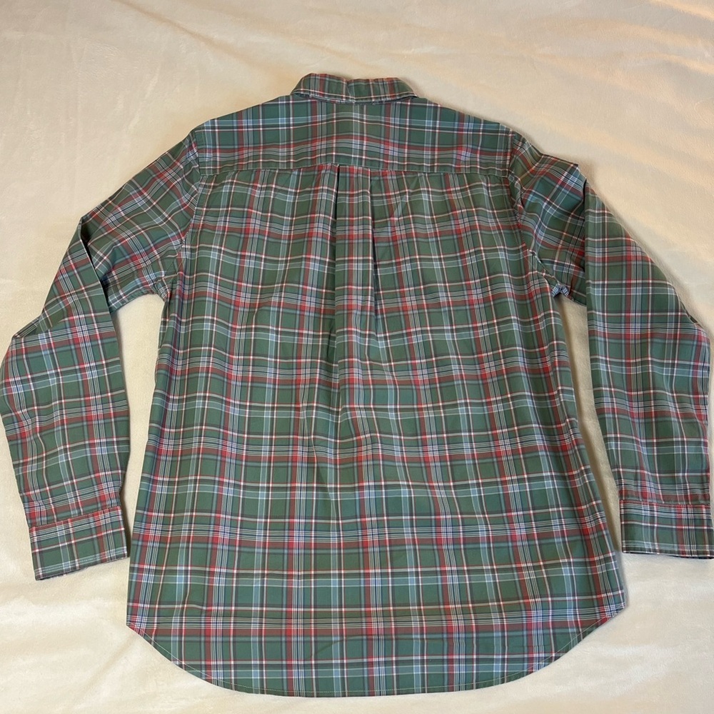 Ralph Lauren Green and Red Plaid‎ Button-Down Shirt Size XL/TG (18-20) - Picture 3 of 6